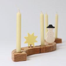 Grimm's 100% Beeswax Candles (Cream)