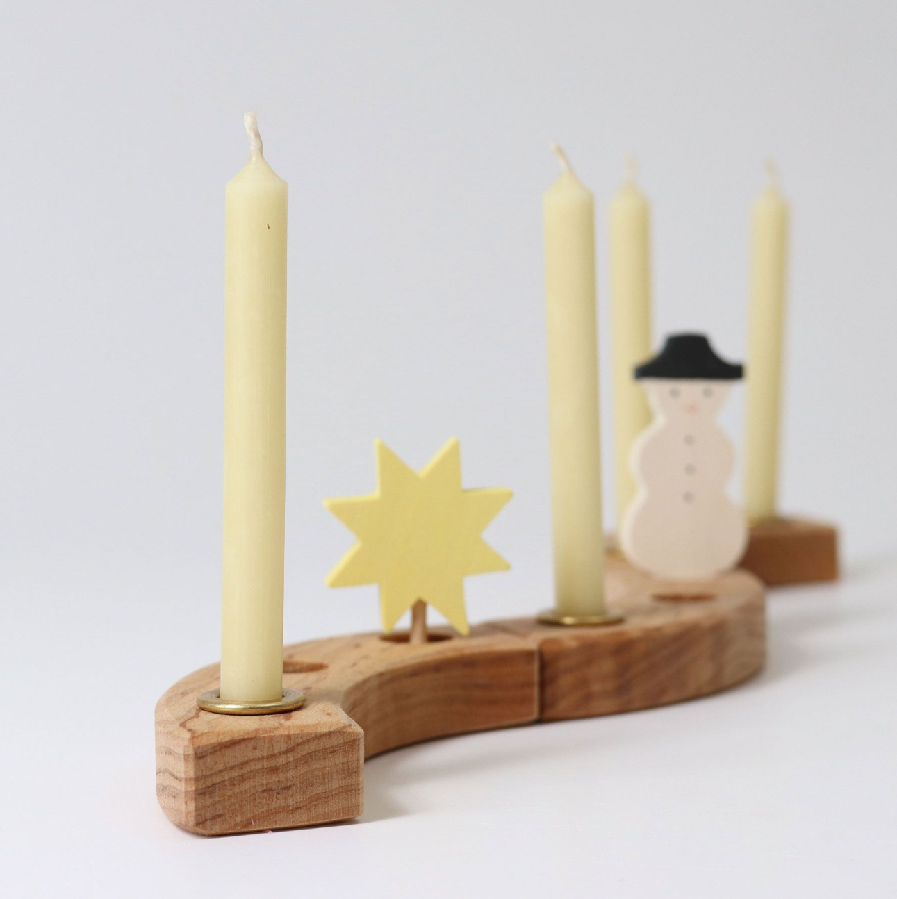 Grimm's 100% Beeswax Candles (Cream)