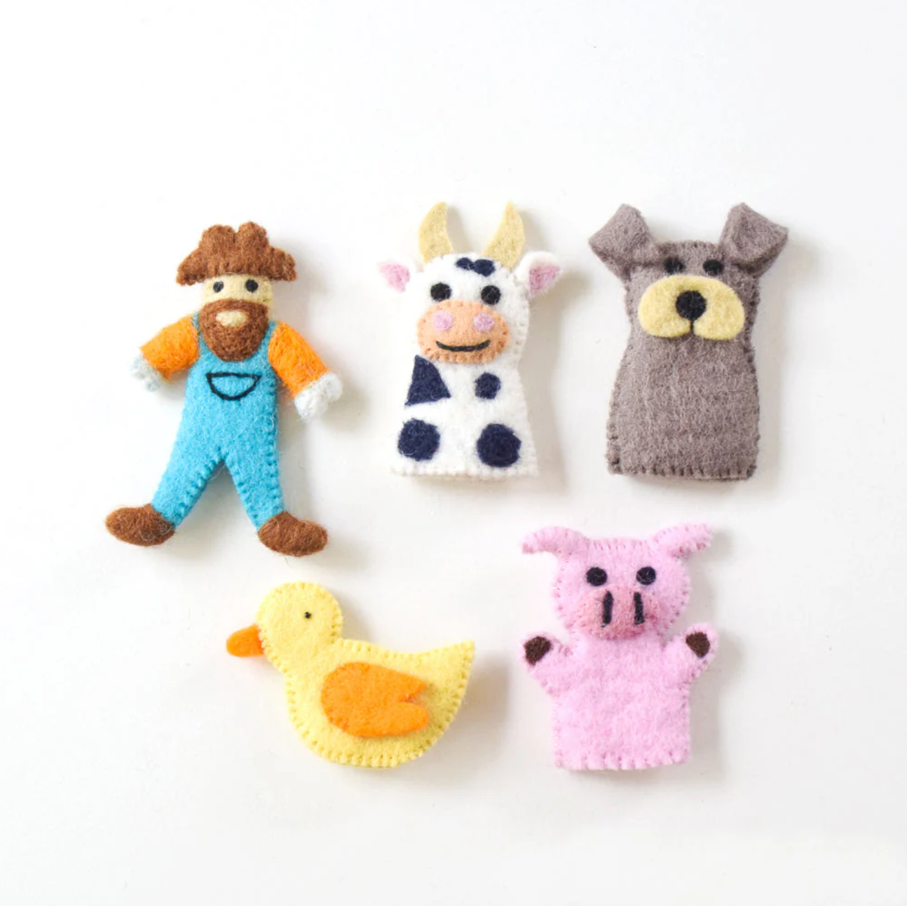 Felt Finger Puppets (Old Macdonald)