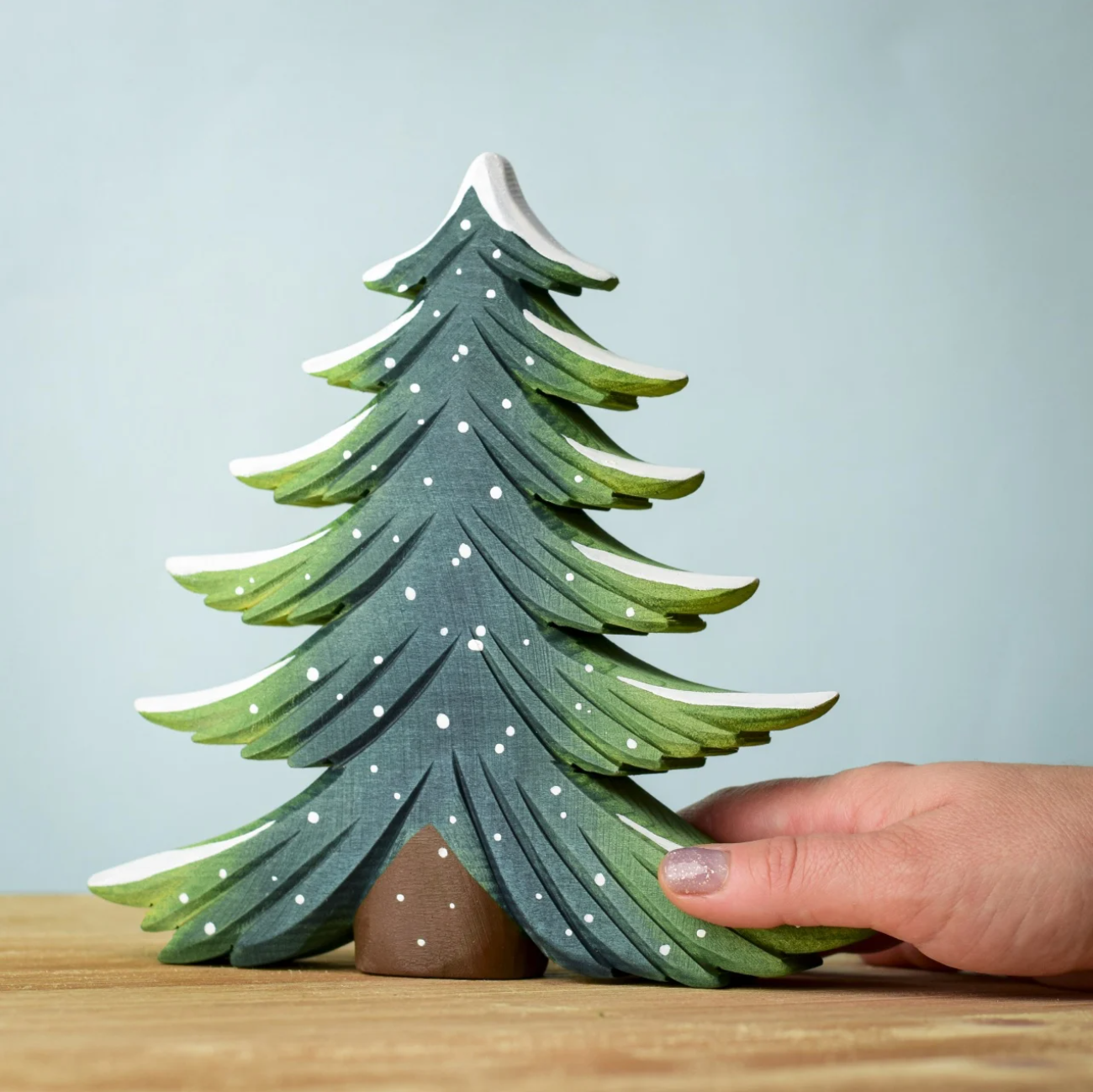 Snowy Fir Tree Set