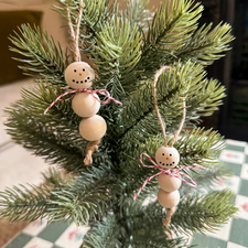 Make Your Own Snowman Christmas Decorations | Wooden Craft Kit