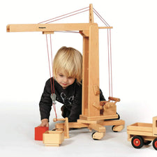 Crane | Wooden Toy Vehicle