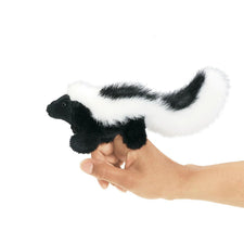 Mini Skunk Finger Puppet