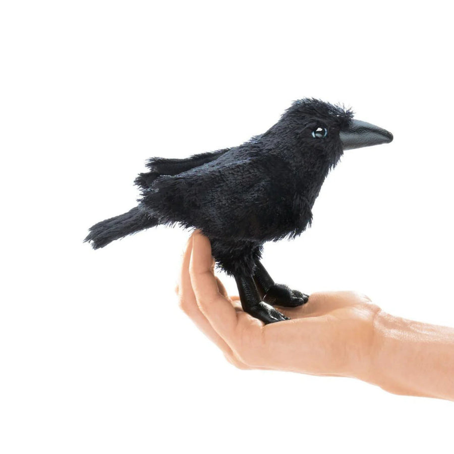 Folkmanis Mini Raven Finger Puppet