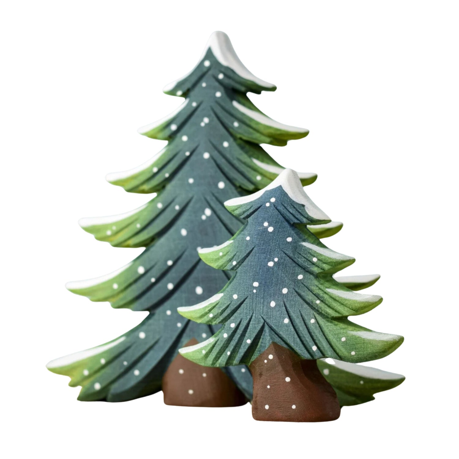 Snowy Fir Tree Set