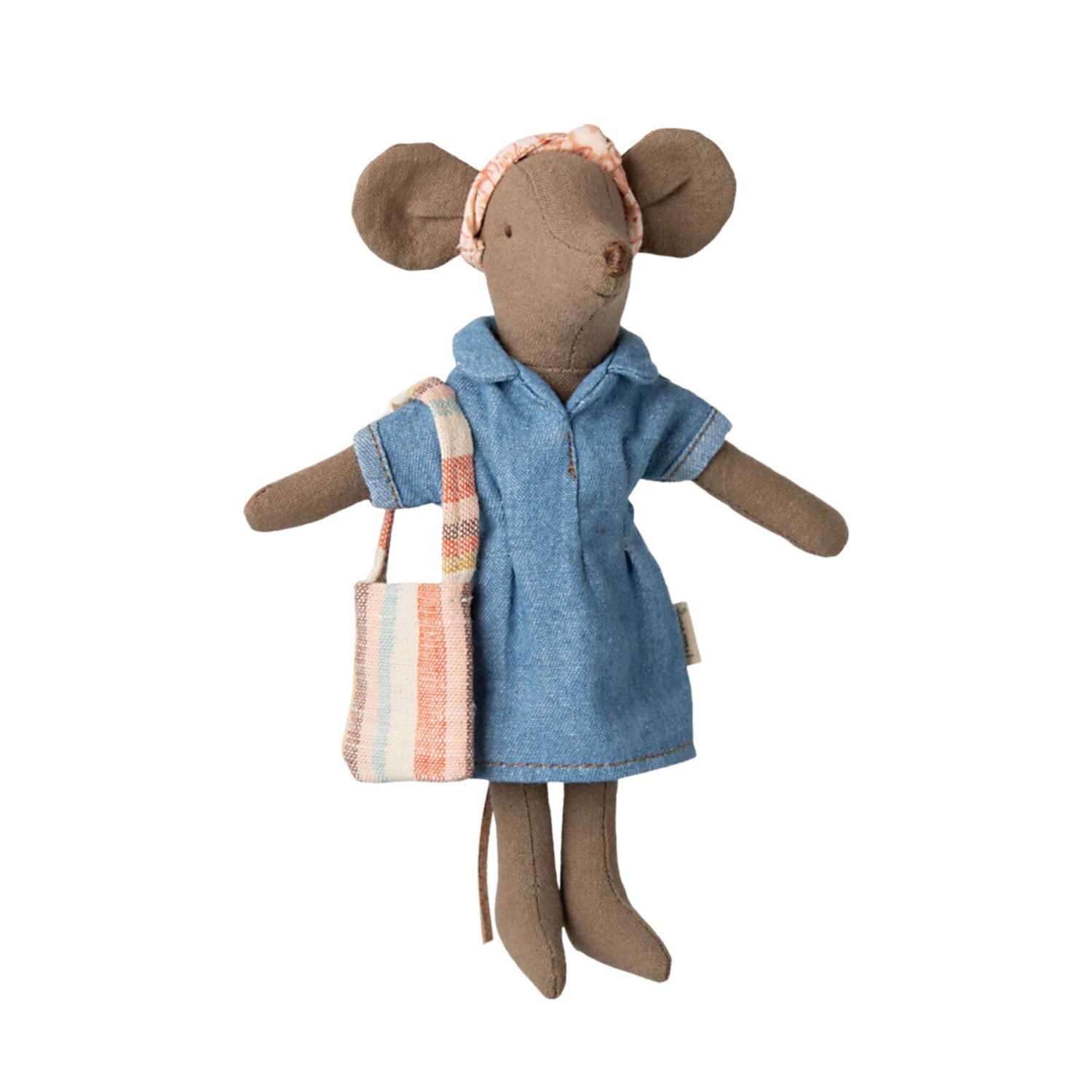 PRE-ORDER Maileg Denim Dress with Headband and Bag (Mum Mouse)