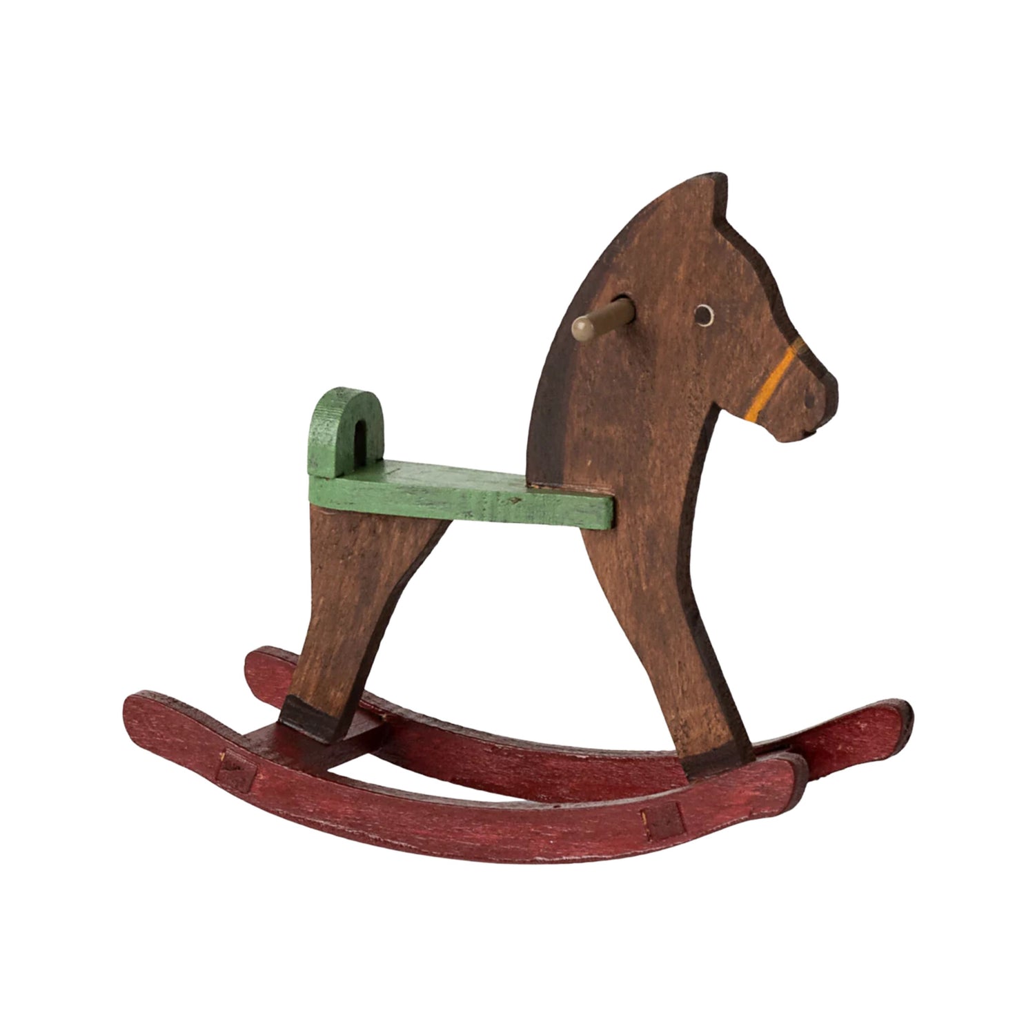 PRE-ORDER Maileg Rocking Horse - Dark Brown (Mouse)