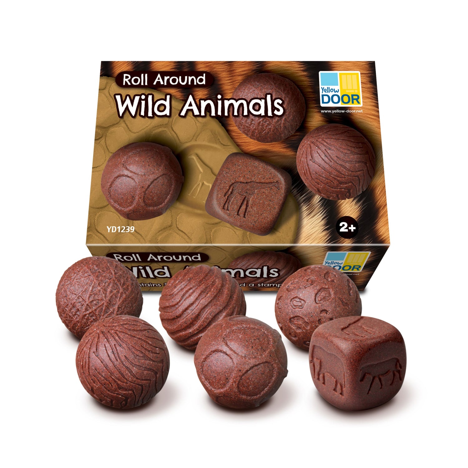 Roll Around Sensory Stones (Wild Animals)