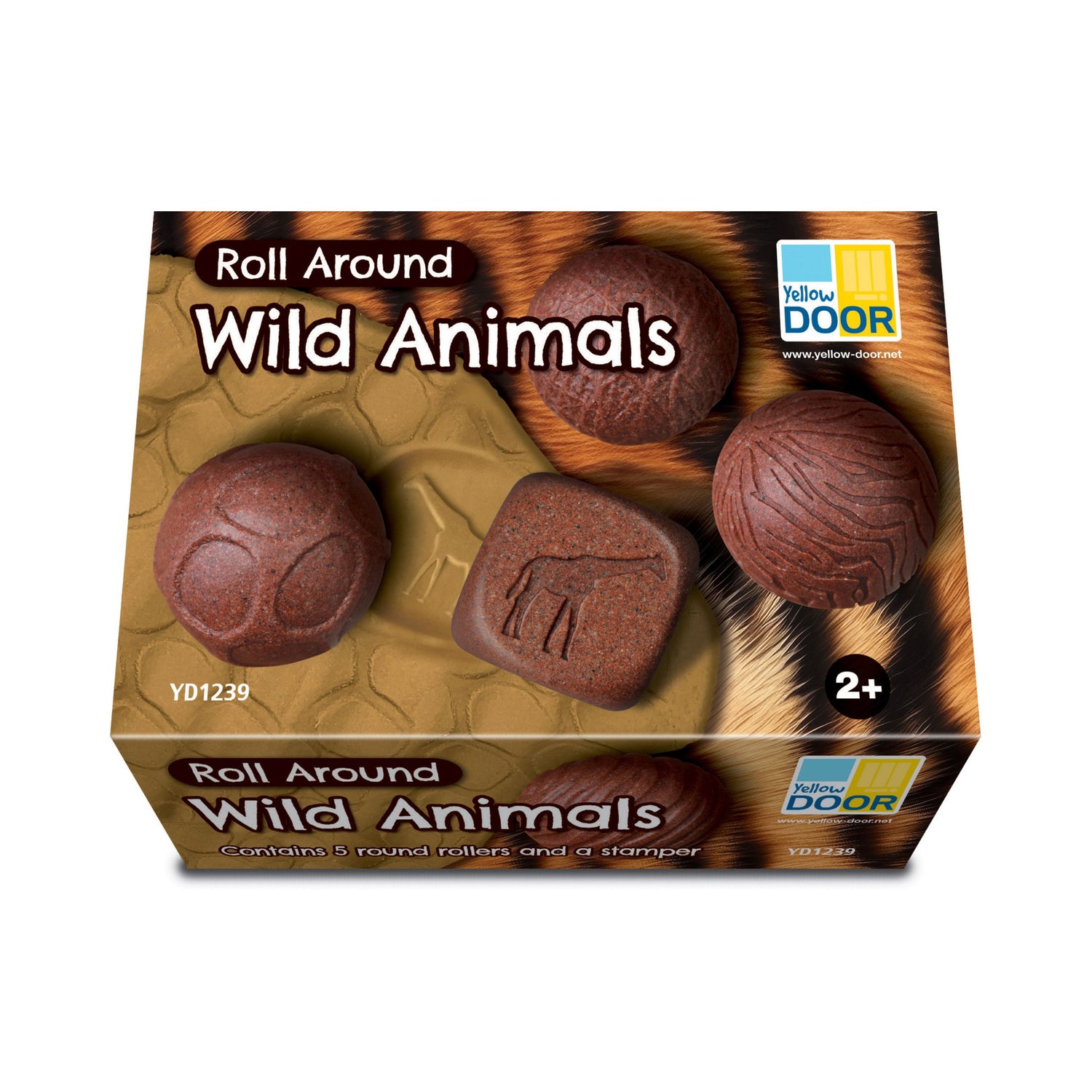 Roll Around Sensory Stones (Wild Animals)