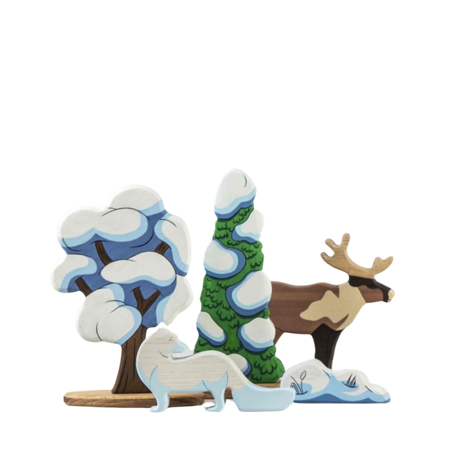 Winter Evergreen | Wooden Toy Tree