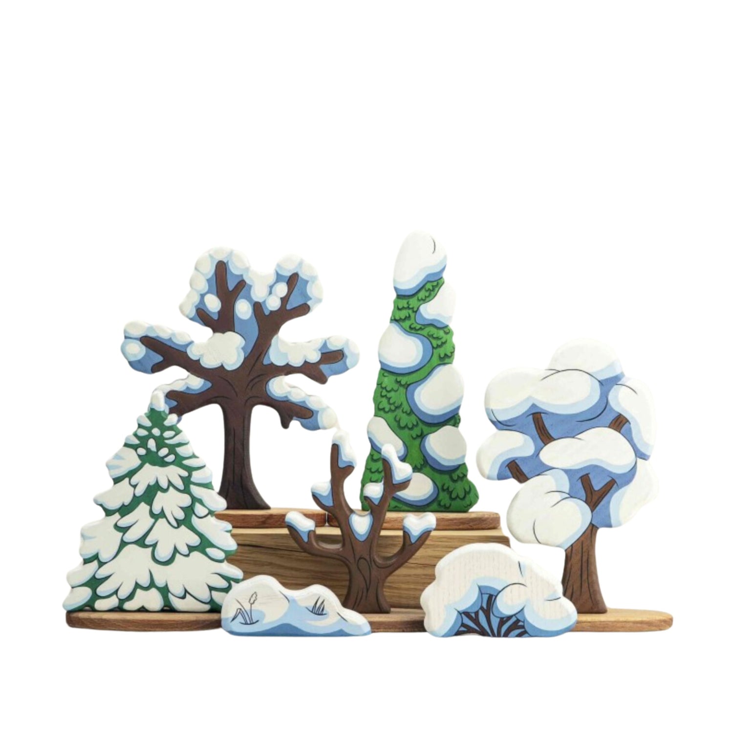 Winter Evergreen | Wooden Toy Tree