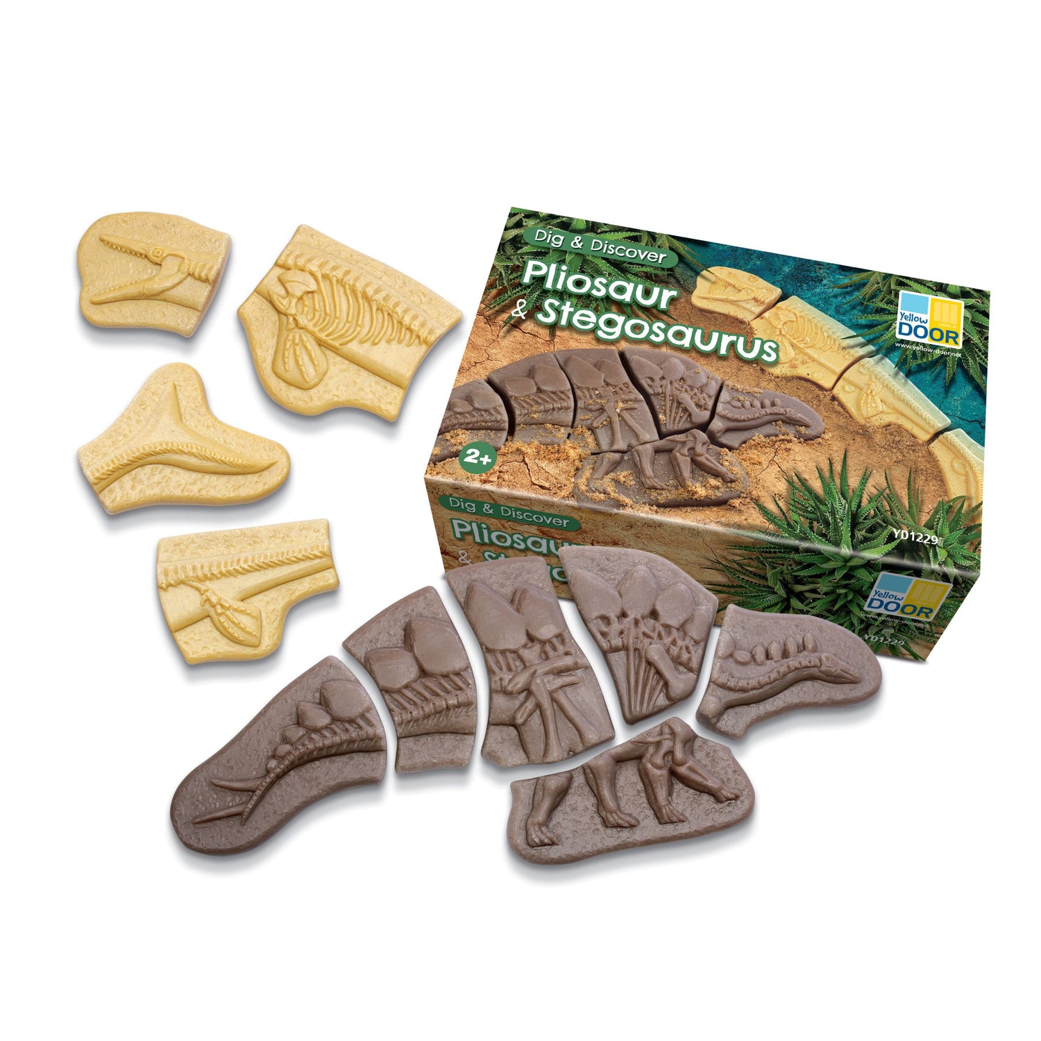 Dig and Discover Sensory Stones  (Pliosaur & Stegosaurus)