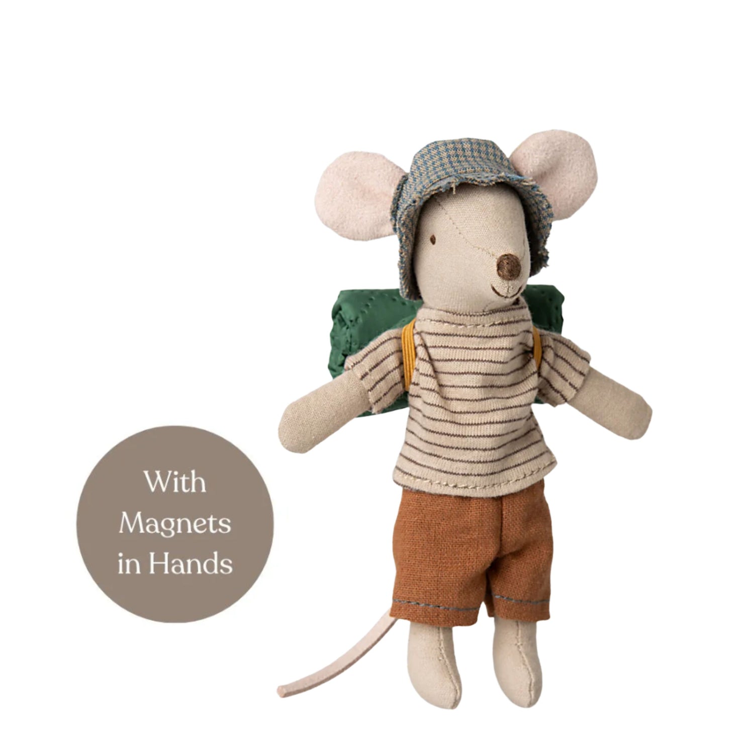 Maileg Hiker Mouse 2025 - Thin Stripes (Big Brother)