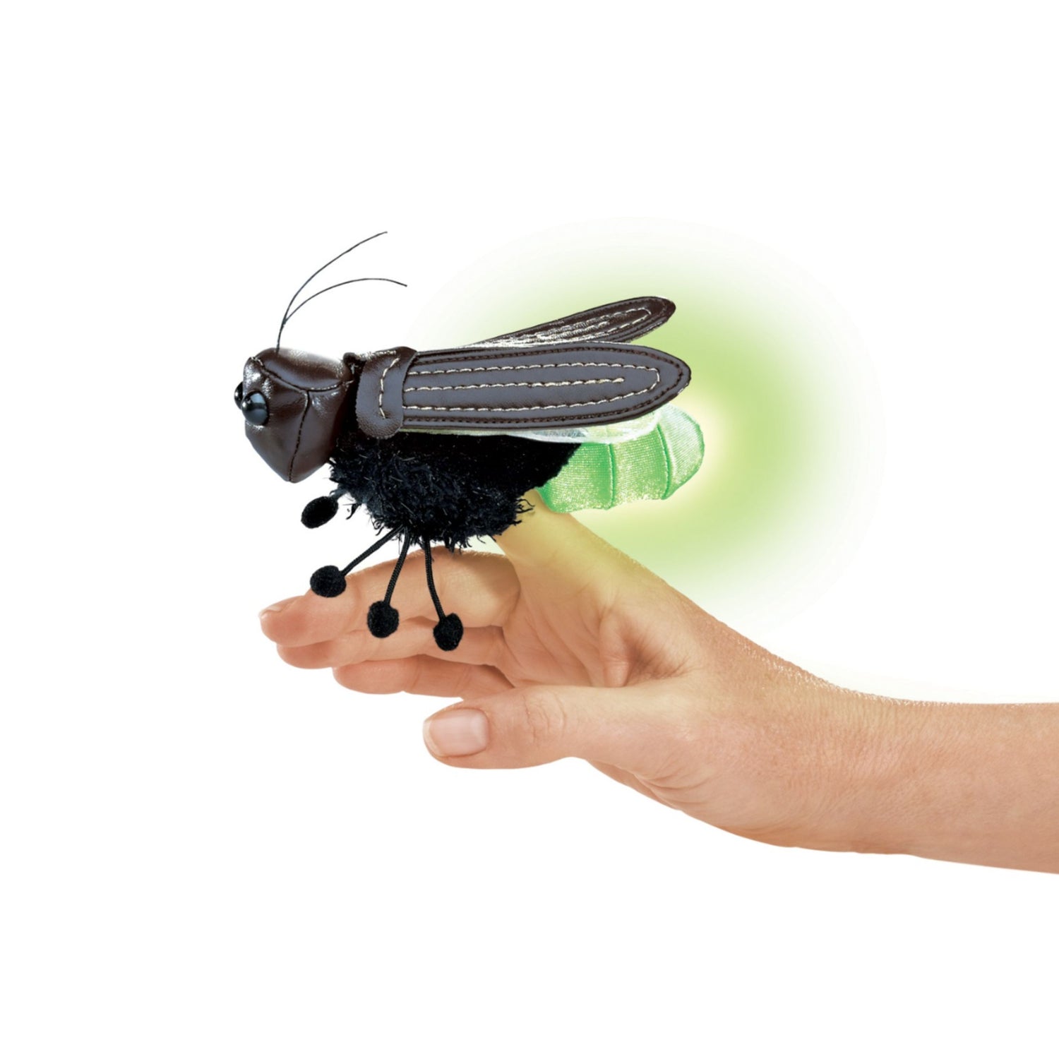 Mini Light-Up Firefly Finger Puppet