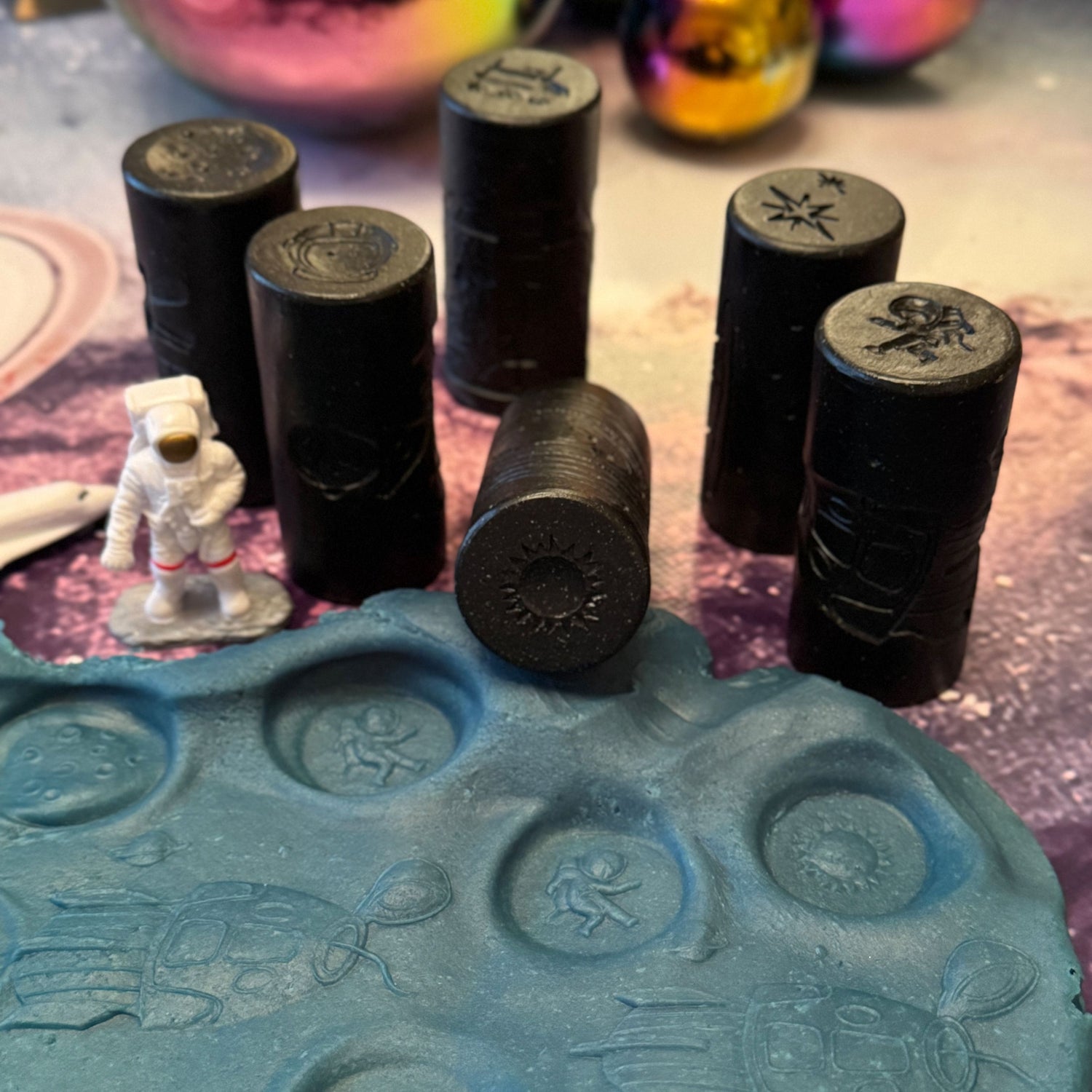 Play Dough Rollers & Stamp Set (Space)