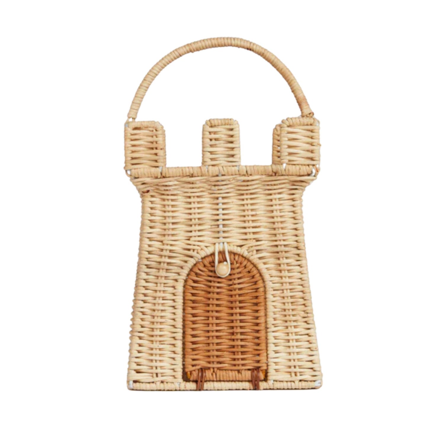 Olli Ella Rattan Castle Bag