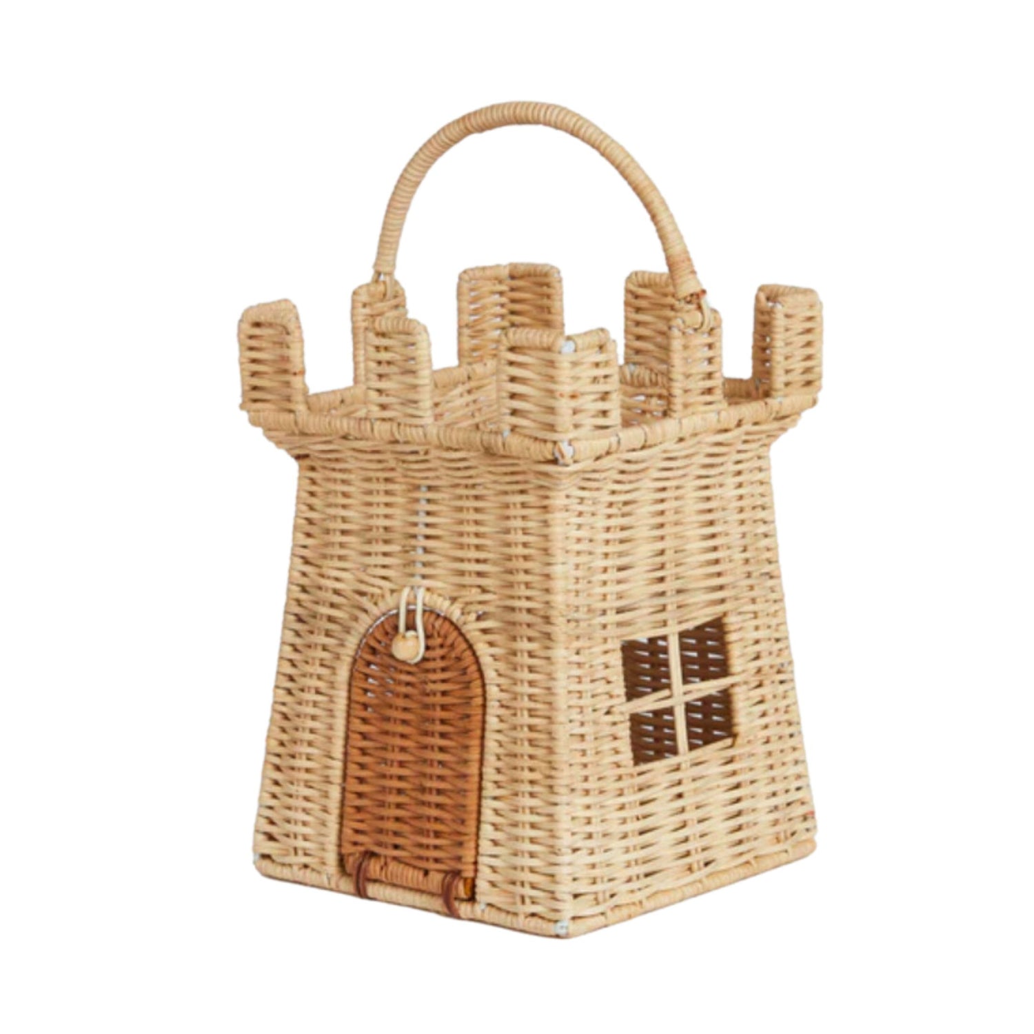 Olli Ella Rattan Castle Bag