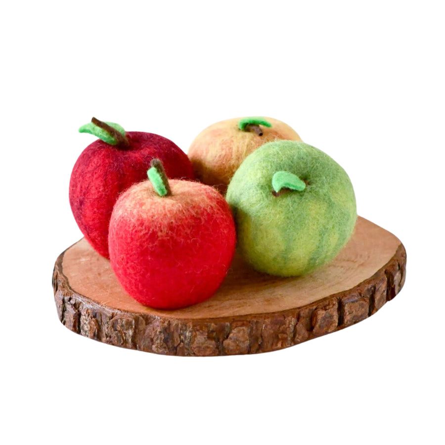 Felt Apples | Play Food (Set of 4)