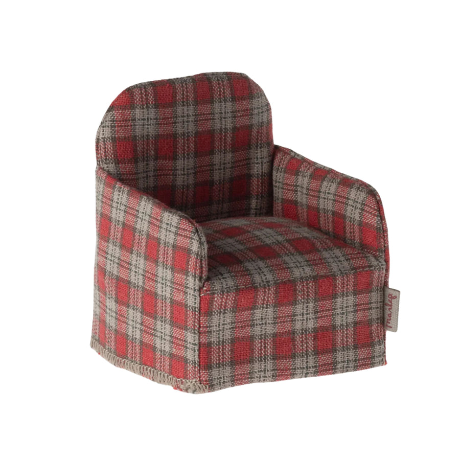 PRE-ORDER Maileg Chair - Red Checker (Mouse)