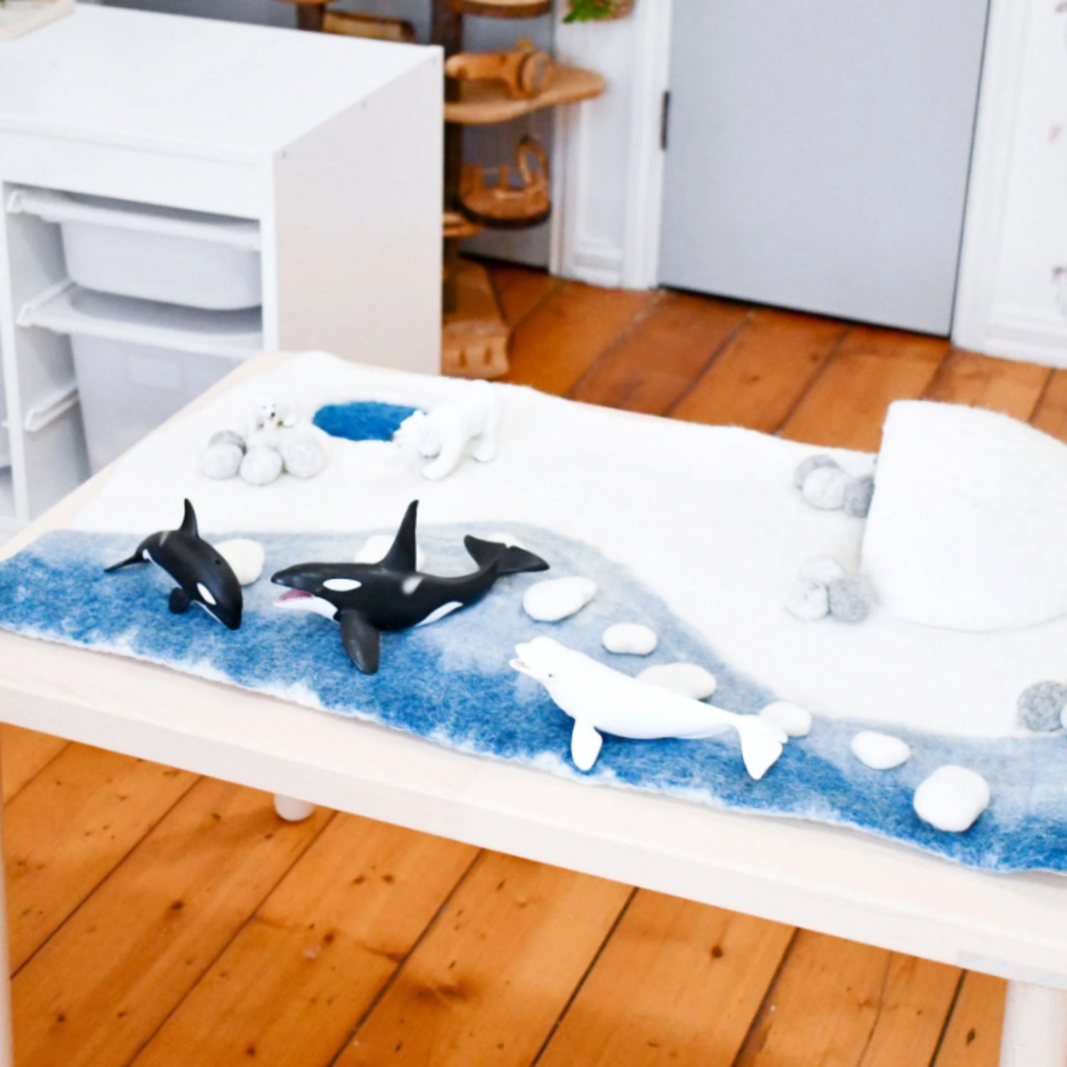 Felt Arctic Antarctica Playmat Playscape (Large)