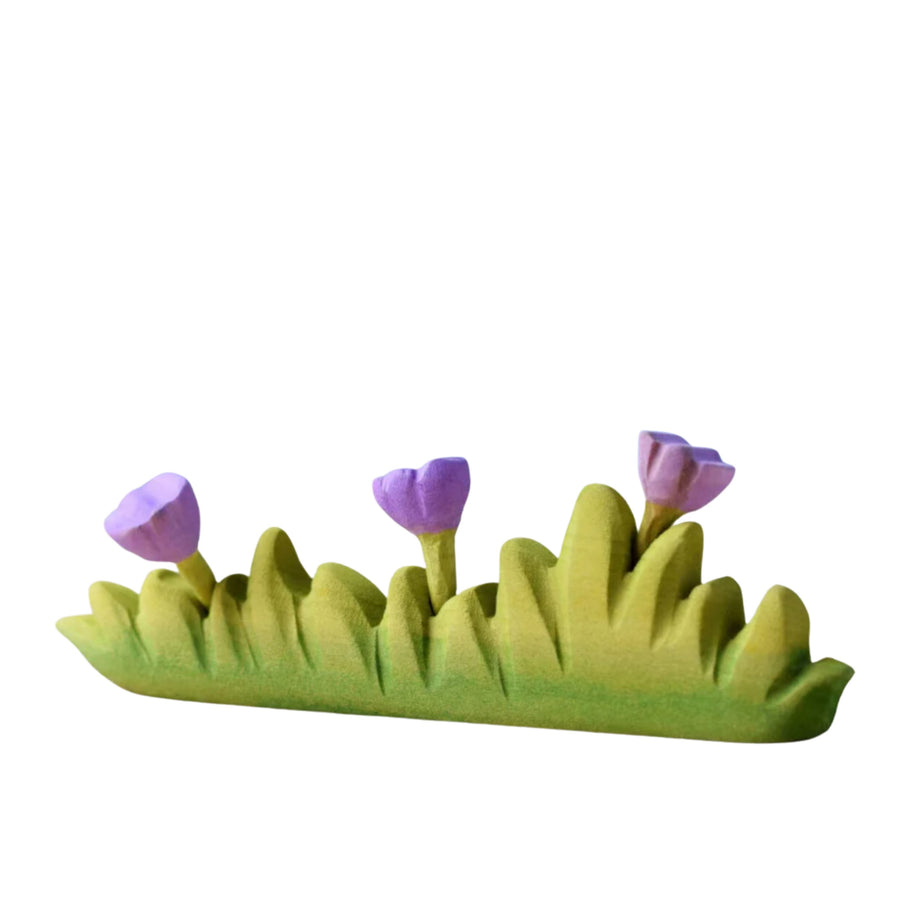 Bumbu Toys Grass with Purple Flowers (Large)