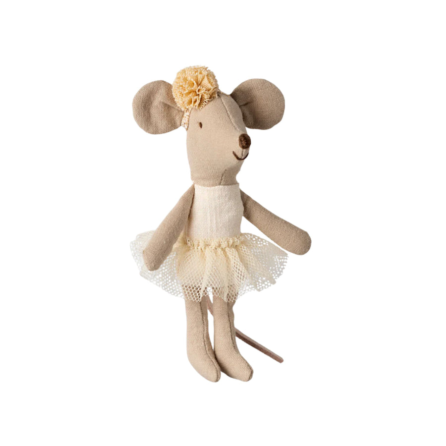 PRE-ORDER Maileg Ballerina Mouse - Off White (Little Sister)