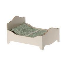 Maileg Wooden  Double Bed - White (Mouse)