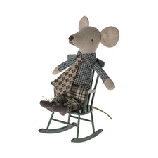 Maileg Jacket, Pants and Tie in Suitcase (Grandpa Mouse)