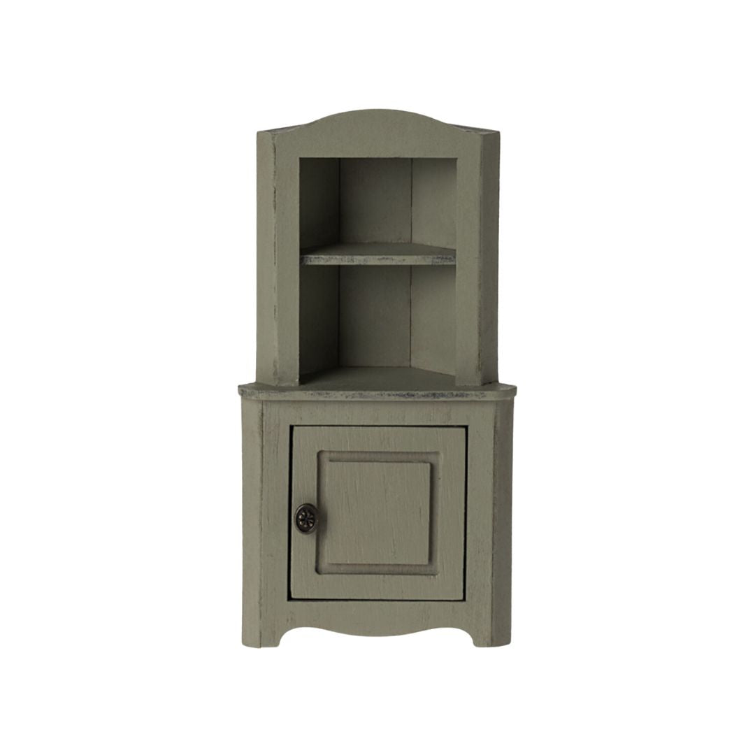 Maileg Corner Cabinet - Light Green (Mouse)