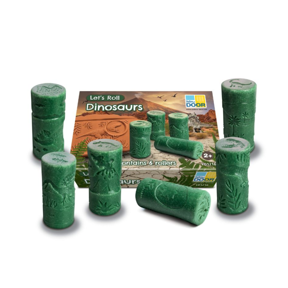 Play Dough Rollers & Stamp Set (Dinosaurs)