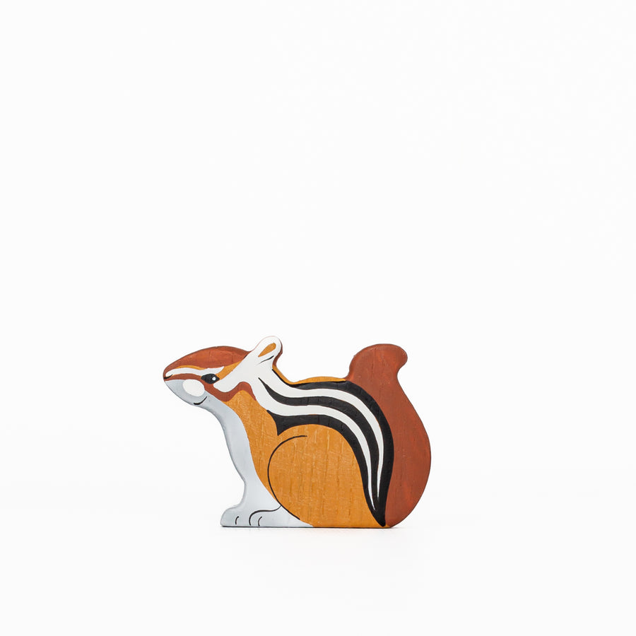 Chipmunk | Wooden Toy Figurine