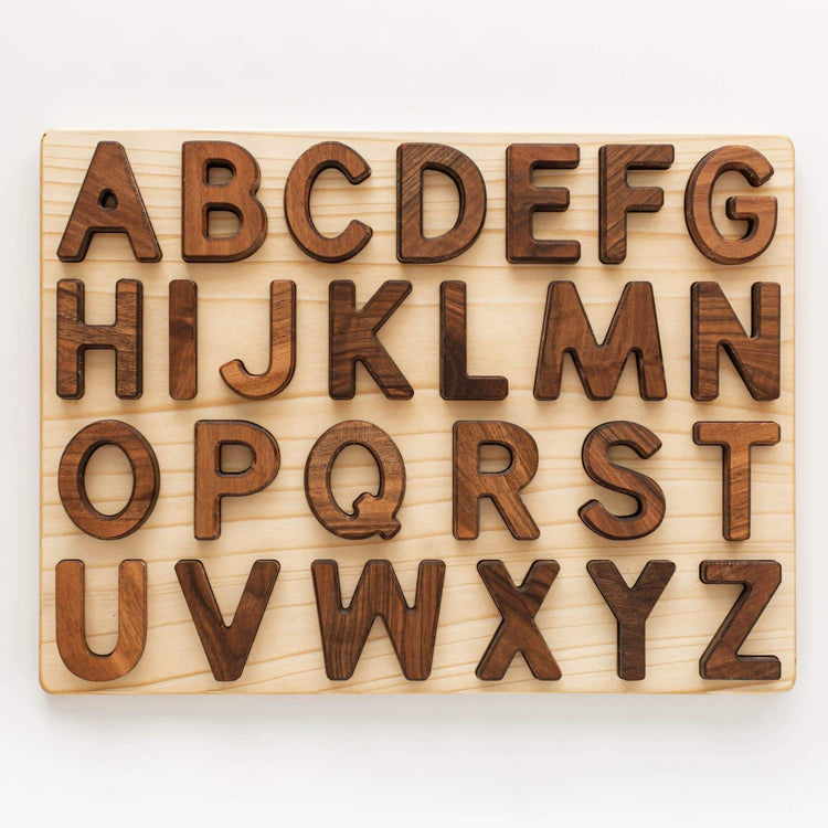 Wooden Alphabet Puzzle (Uppercase) | Alphabet Jigsaw Puzzle – The ...