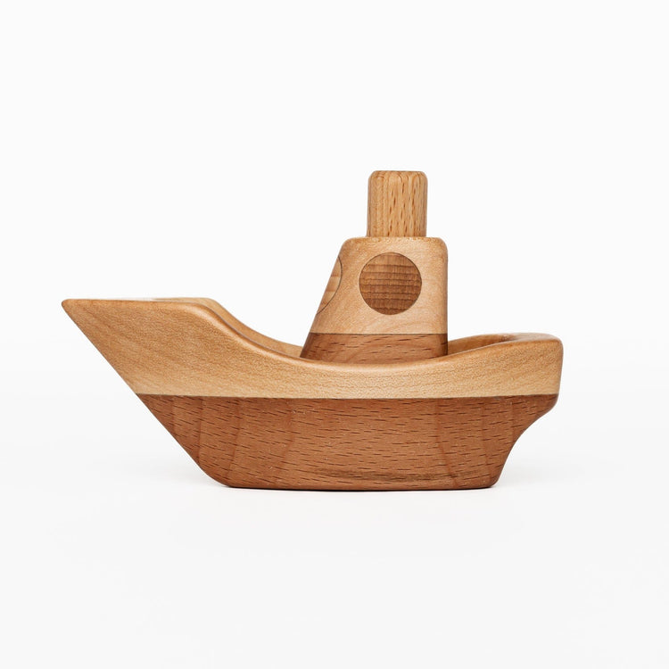 Handmade Wooden Toy Boat | Wood Toy Boat – The Playful Peacock